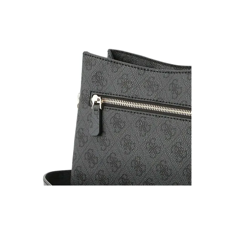 GUESS PU Shoulder Bag, Crossbody Bag Regular Women's Dark Gray-4