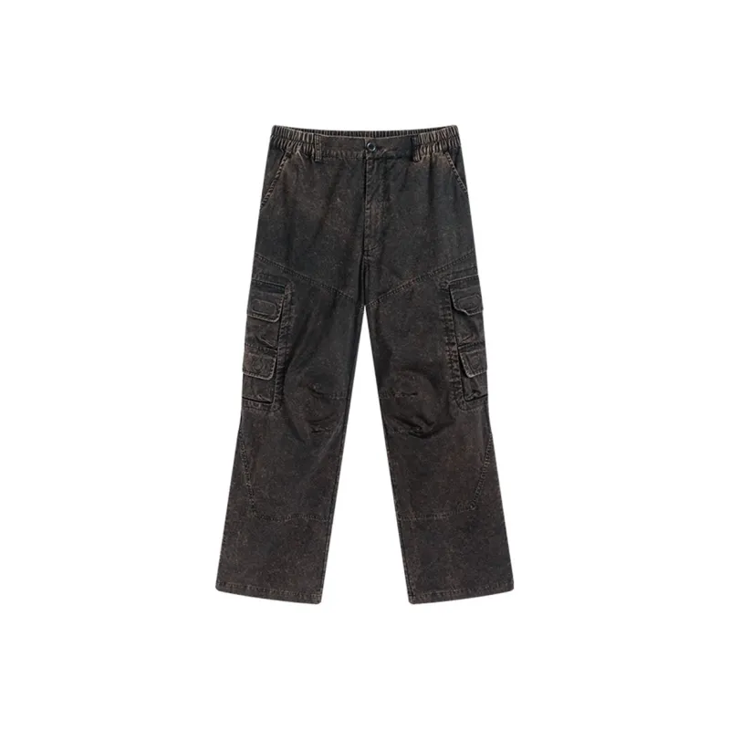 ENSHADOWER Cargo Pants Unisex Dark Brown-0