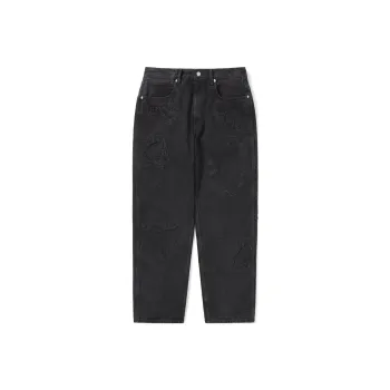 Thisisneverthat Felix The Cat Co brand Jeans Unisex Black