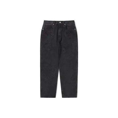 Thisisneverthat Felix The Cat Co brand Jeans Unisex Black
