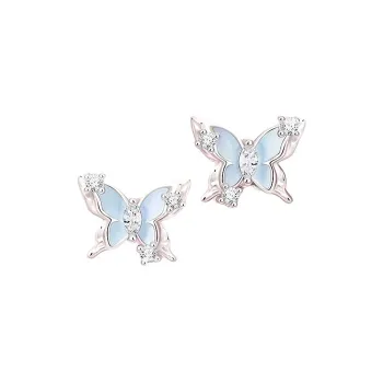 Ryukyu Adjustable Open Ring Stud Earrings Women's