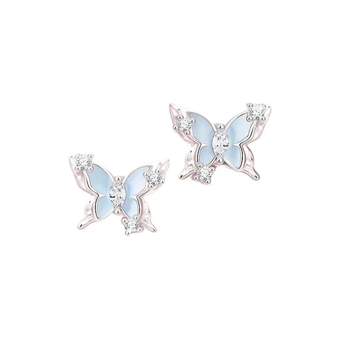 Ryukyu Adjustable Open Ring Stud Earrings Women's-0