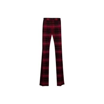 Valentino Casual Pants Men Black Red