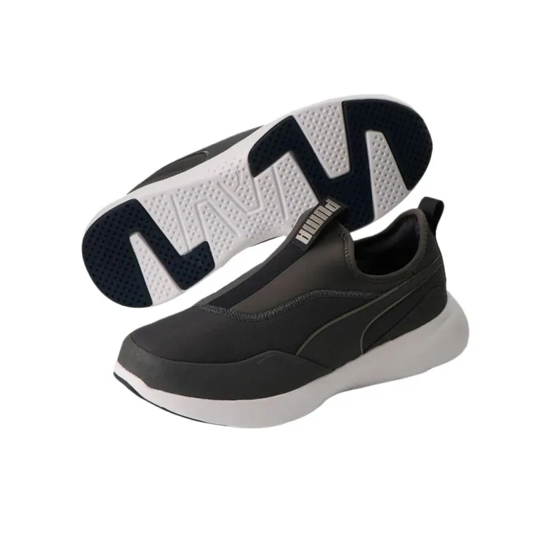 PUMA Non slip Support Low Top Casual Shoes Men's Black-4