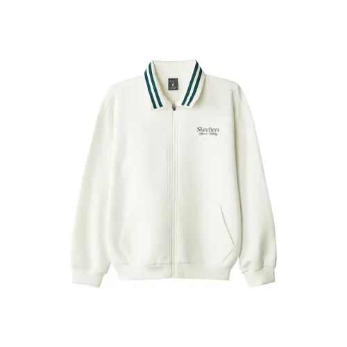 Skechers Sports Alliance Series Jacket Men Marshmallow White