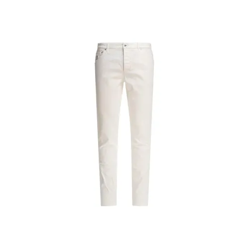 Brunello Cucinelli Logo patch Trousers
