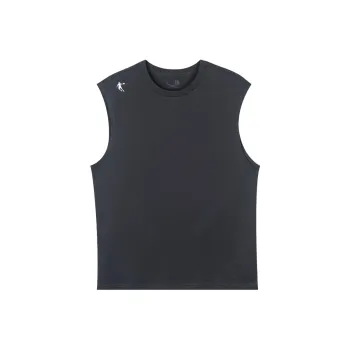 QIAODAN Men's Training Series Tank Top Men's Black Sand Gray