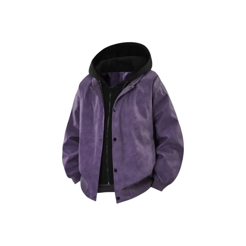 AKIN Jackets Coats Unisex Purple-3