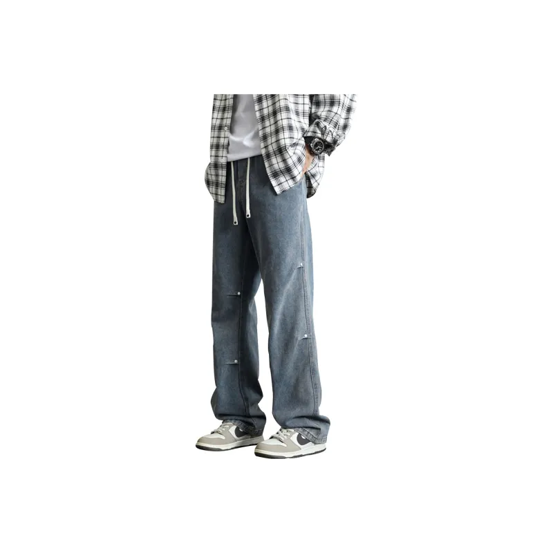 FASTFISH Jeans Unisex Medium Blue-0