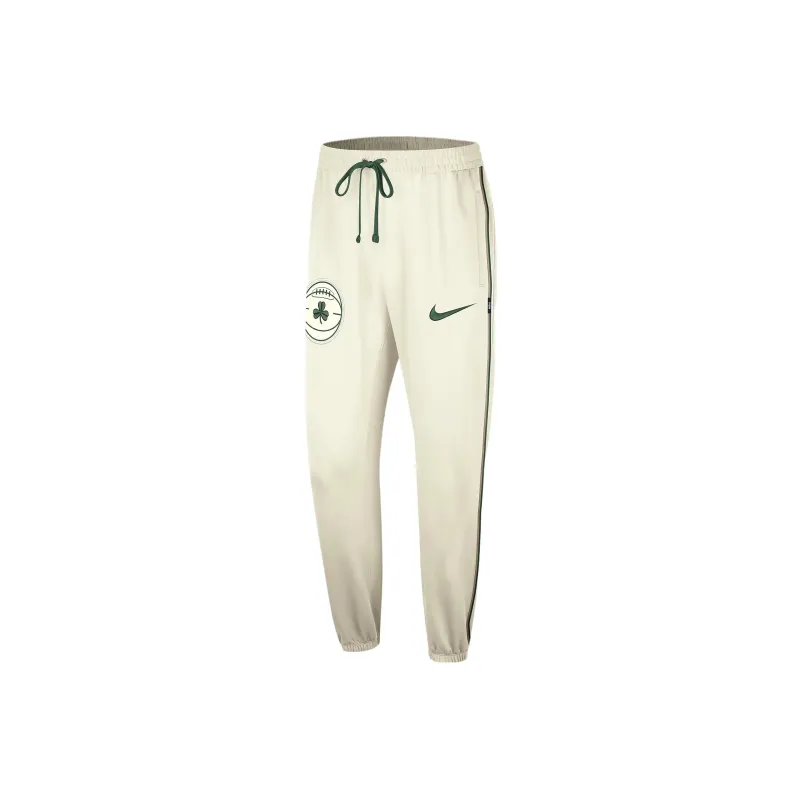 Nike Dri-Fit Boston Celtics Showtime City Edition Knitted Sports Pants City Edition Boston Celtics Men's Sail White-0