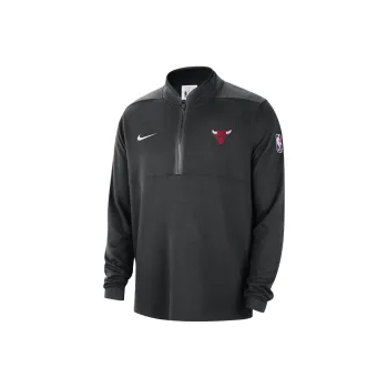 Nike Chicago Bulls Men's Nike Nba 1/2 Zip Long Sleeve Top