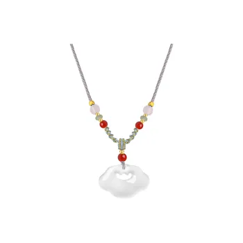 VOCK Jade Necklaces Women's