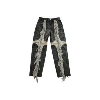 THUG CLUB Jeans Men Black