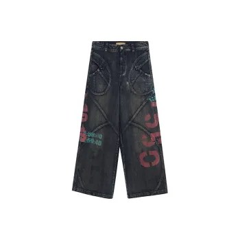 DND4DES Jeans Unisex Blue