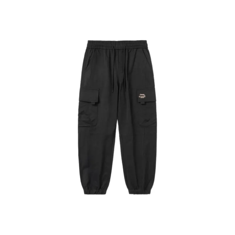Jeep Cargo Pants Unisex Phantom Black-0