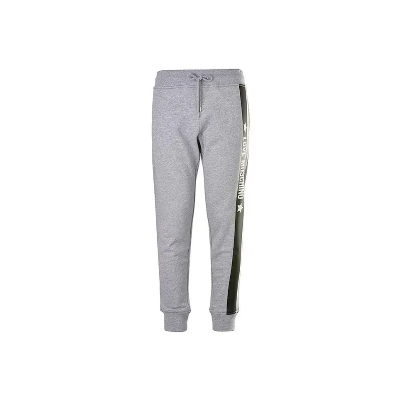 MOSCHINO Knitted Sweatpants Men Gray-0