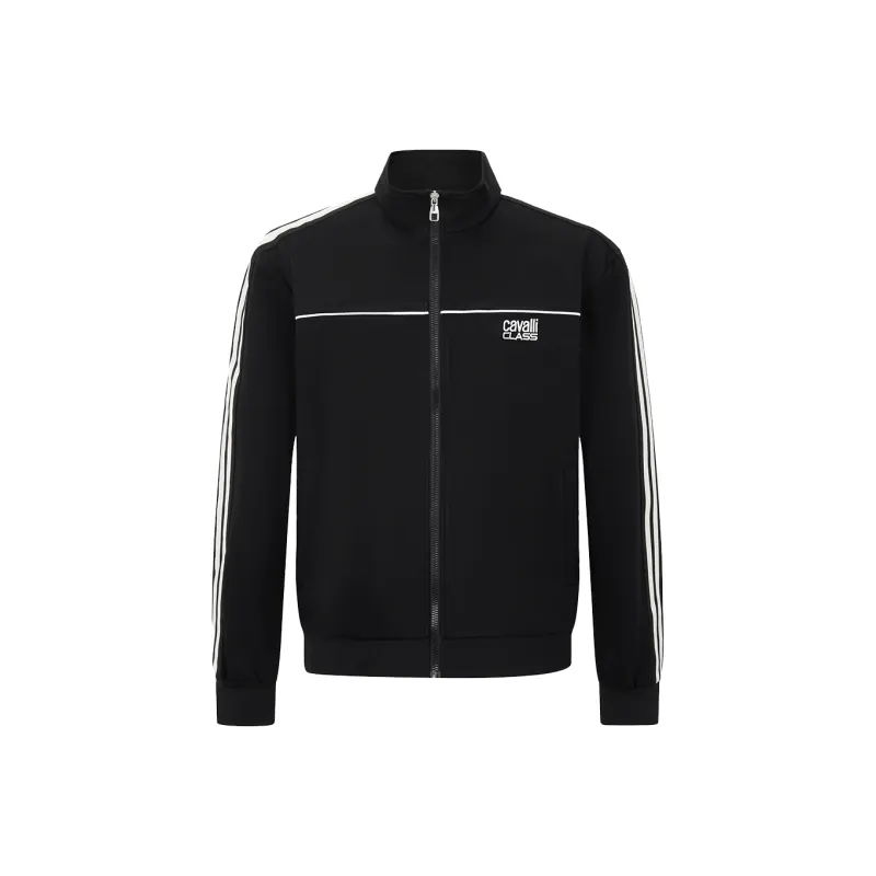 Cavalli Class Jackets & Coats Men's Black-0