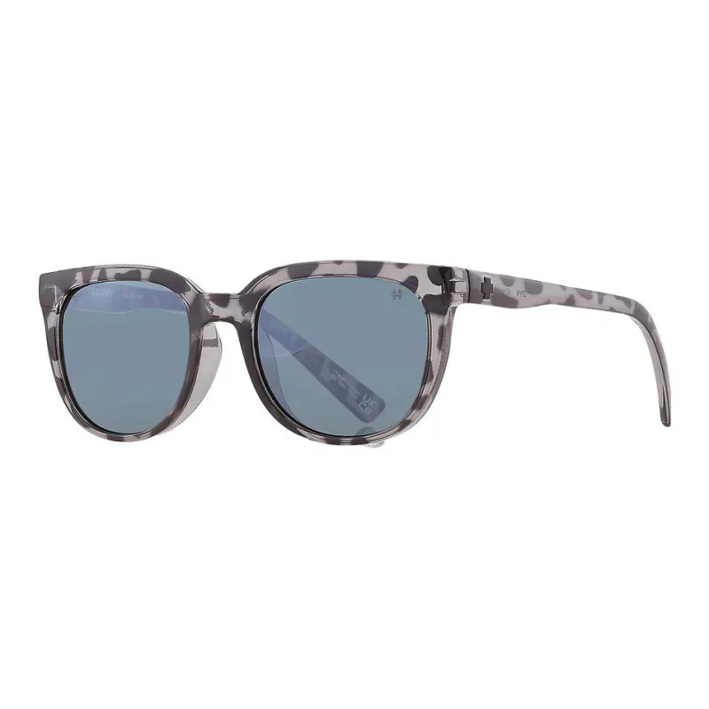 SPY Plastic Round Sunglasses Unisex Black-0