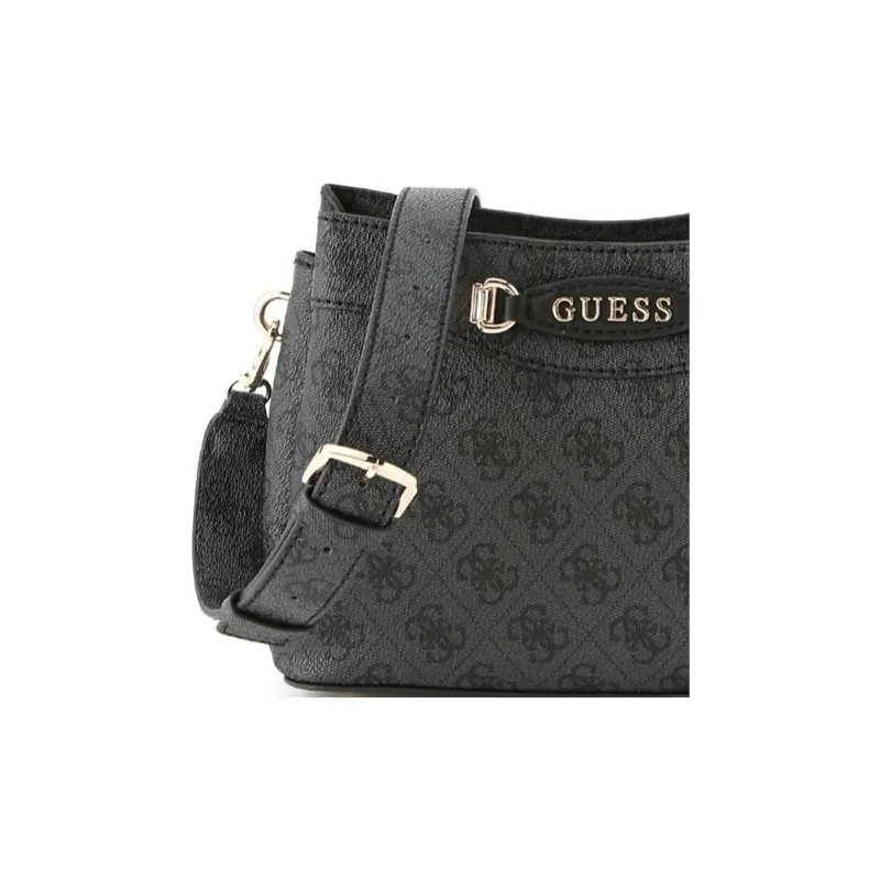 GUESS PU Shoulder Bag, Crossbody Bag Regular Women's Dark Gray-3
