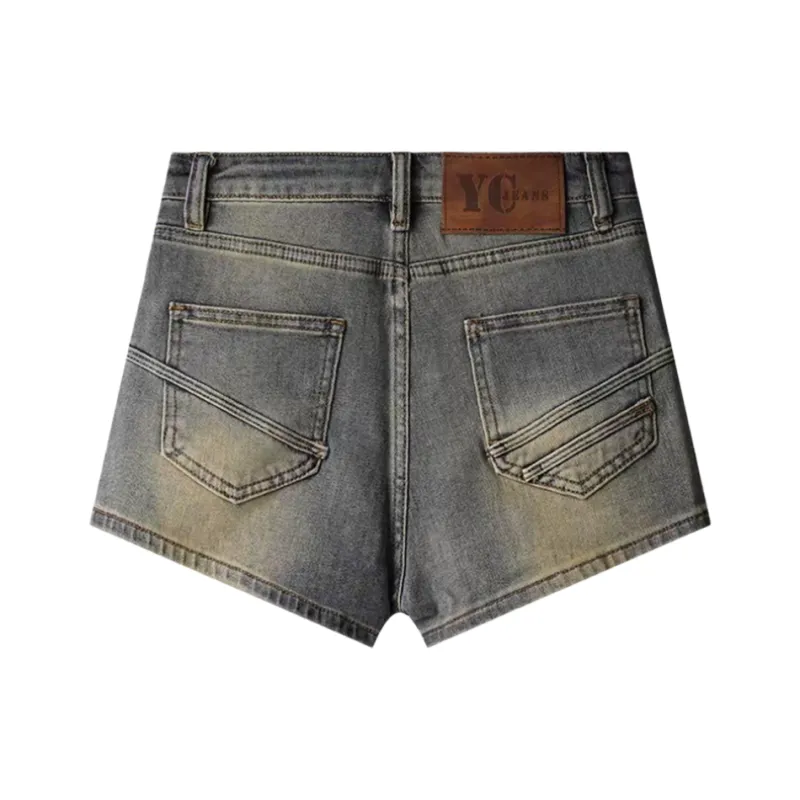 Honey Denim Shorts Women's Vintage Blue-1