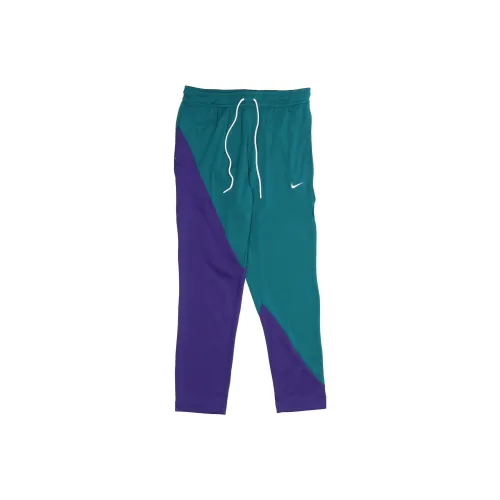 Nike Knitted Sports Pants Men's Green Purple
