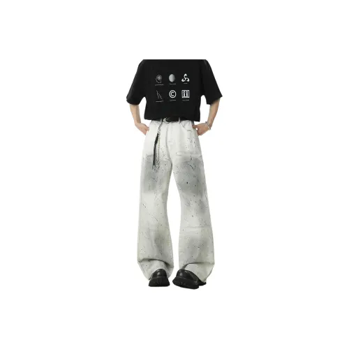 RICE NINE TEN Jeans Unisex White
