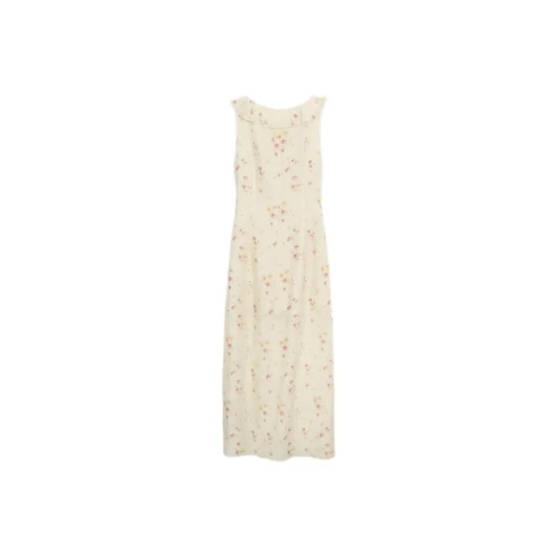 ABBY GODDESS Sleeveless Dress Women's Ecru-1