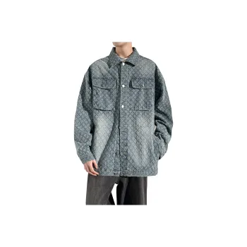 ZWWWZ Jackets Coats Unisex Blue