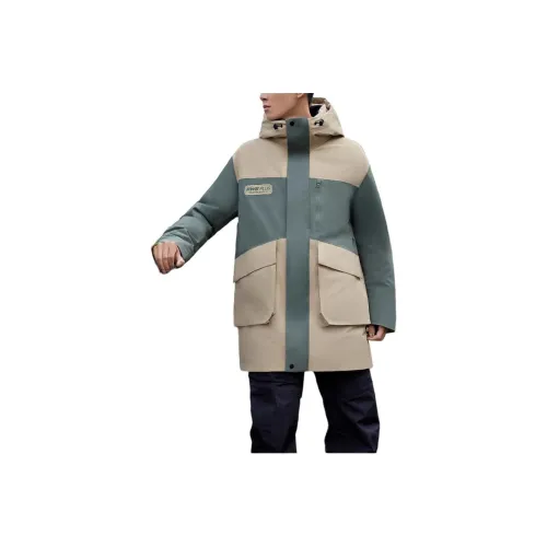 361° Down Jacket Men's Light Army Green/Sparrow Head Brown