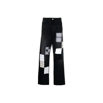 MARNI Patch detail Straight leg Jeans