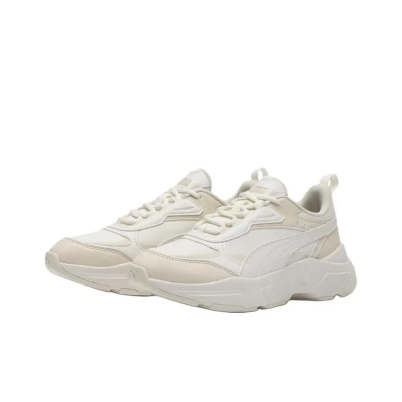 PUMA Cassia Anti Slip Wear Resistant Low Top Casual Shoes Women's Beige-2