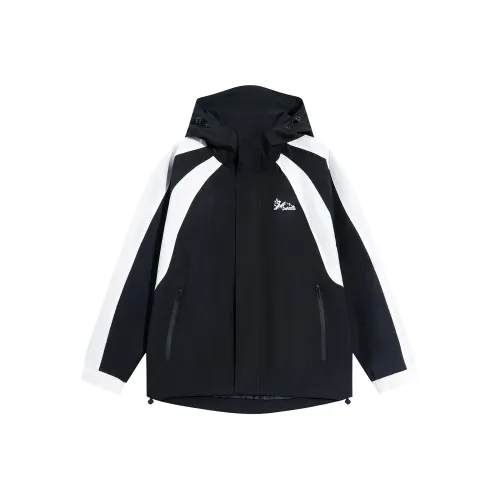 CSKS Jackets Coats Unisex Black White