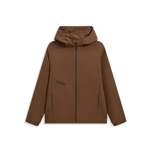 XTEP Trench Coat Men's Honey Tea Brown