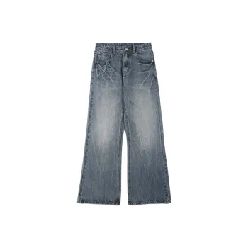 ZWWWZ Jeans Unisex Vintage Blue