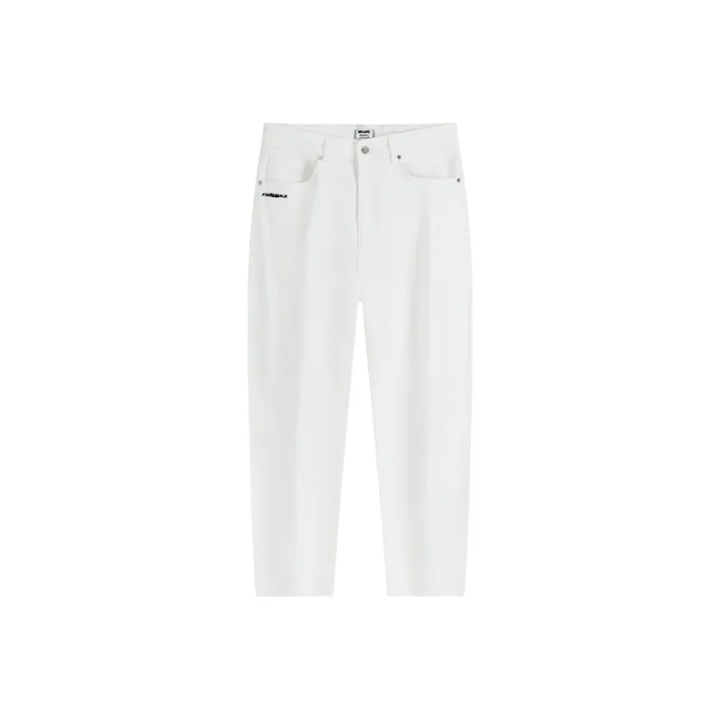 FAIRWHALE Jeans Unisex Raw White-0