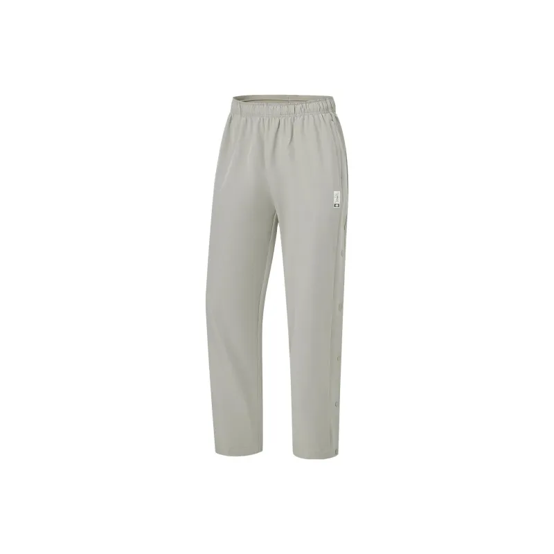 LiNing Badfive Knitted Sports Pants Men's Rock Ridge Gray-0
