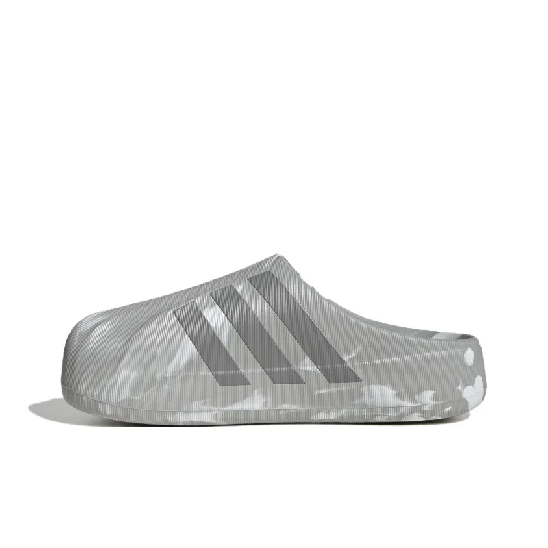 Adidas Originals AdiFOM SUPERSTAR MULE Abrasion Resistant Slip Resistant Closed Toe Slippers Unisex Gray-0