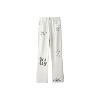 Qnxeey Jeans Unisex