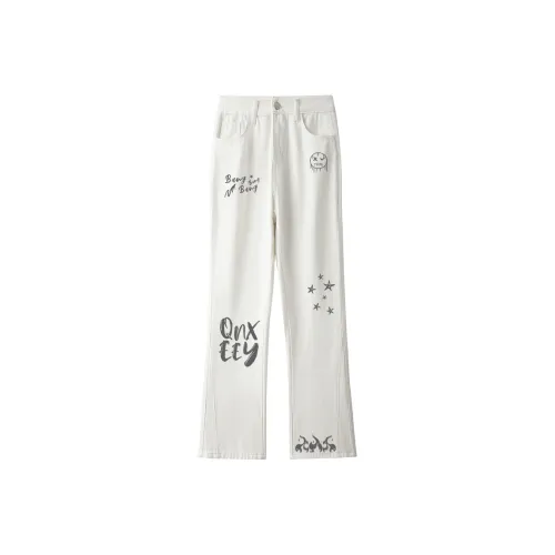 Qnxeey Jeans Unisex