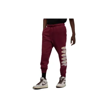 Jordan Flight MVP Knitted Sports Pants Men's Brick Red