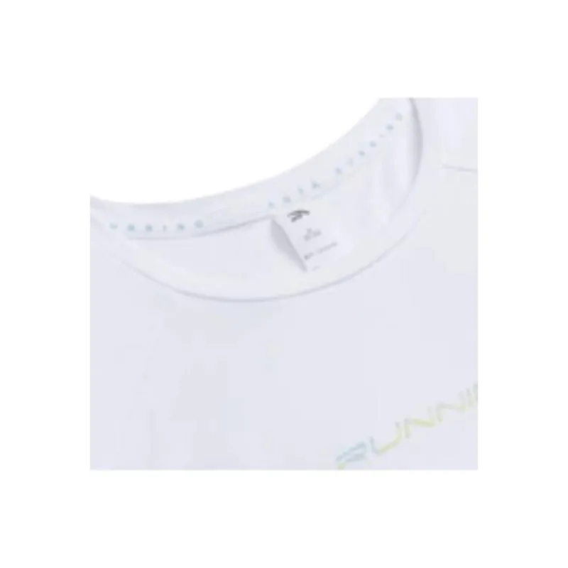 Anta Running Collection Raglan Sleeve T Shirt Women's Pure White-4