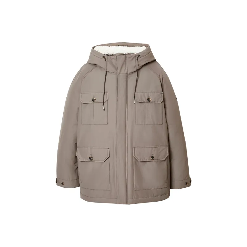JACK JONES· Lambswool Down Jacket Coat Men's-4