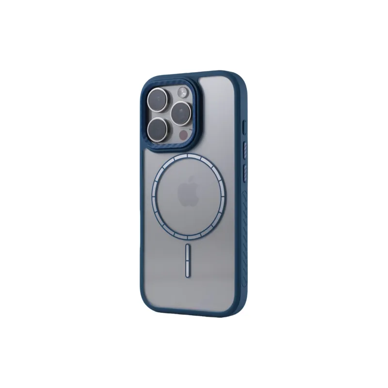 DEPA PC Material Transparent Soft Edge Magnetic Phone Cases Compatibility With Apple 13/16 Collection Minimalist-3