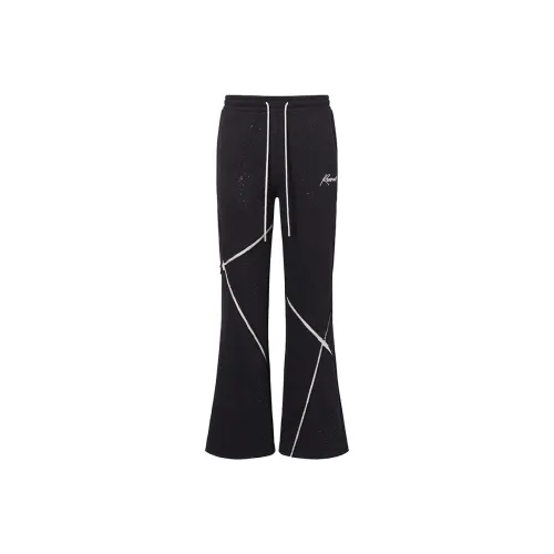 ROCAWEAR Knitted Sports Pants Unisex Black