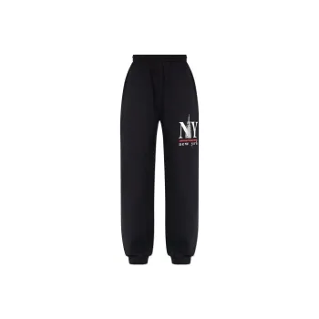 Alexander Wang Logo print Cotton blend Track Pants