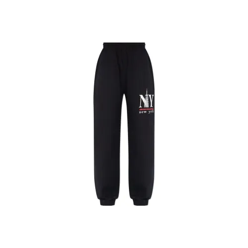 Alexander Wang Logo print Cotton blend Track Pants
