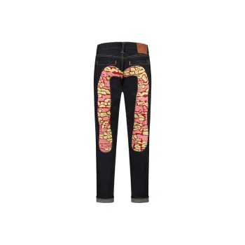 EVISU Stone Wall Camouflage Series Jeans Men