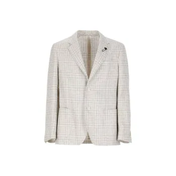 LARDINI Checked Blazer