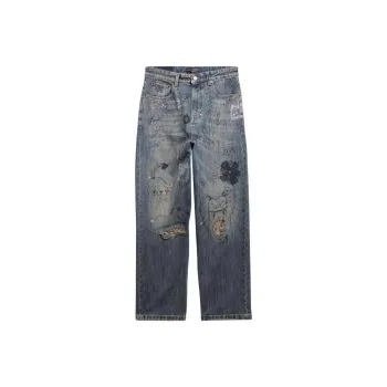 Balenciaga SS23 Jeans Loose Fit Men's Blue