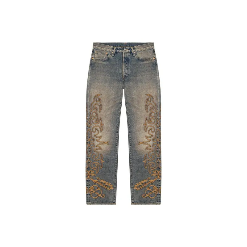 Denim Tears Western Cotton Stitch 501 Jeans-0